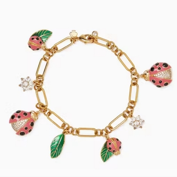 🔹️Kate Spade🔹️ Ladybug Charm Bracelet - Picture 5 of 6